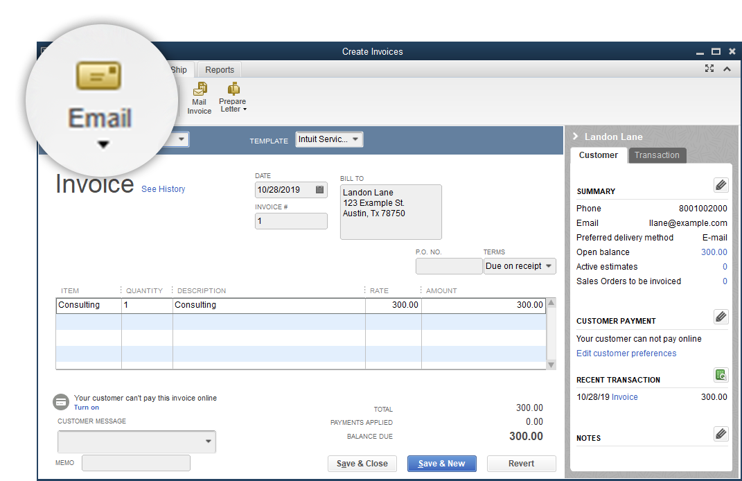 How To Pay Quickbooks Invoice As A Customer How to add a payment link to QuickBooks invoices – AffiniPay